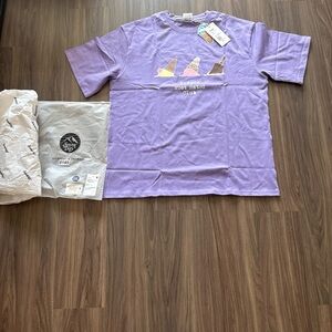 Snowday Ice Cream Tee Purple XXL “Summer Most Hated Club” Graphic Shirt